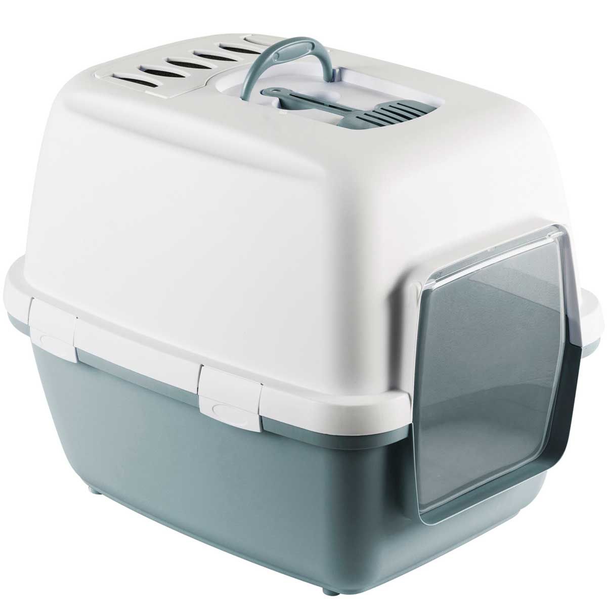 WC con cappuccio Cathy Comfort blu/bianco