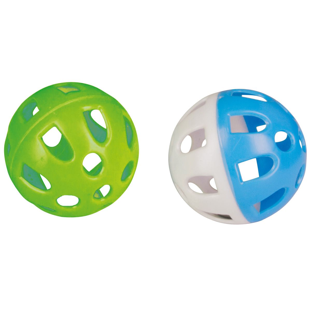 Kerbl Palla di plastica per gatti 2 pezzi.