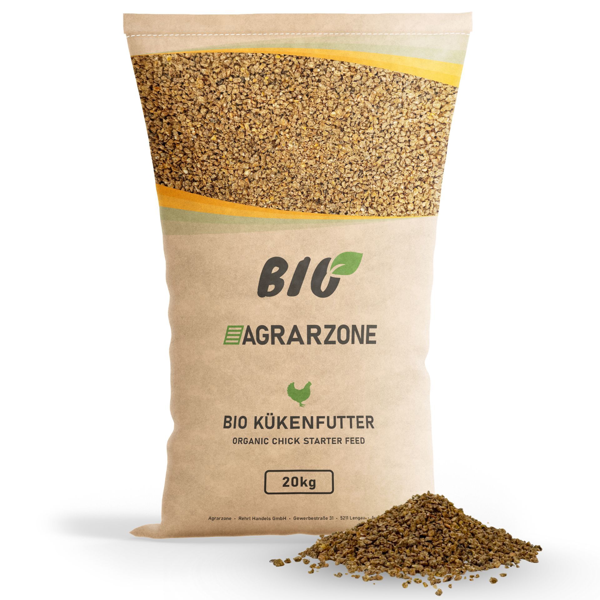 Nourriture Bio Agrarzone pour poussins en granulés 20 kg
