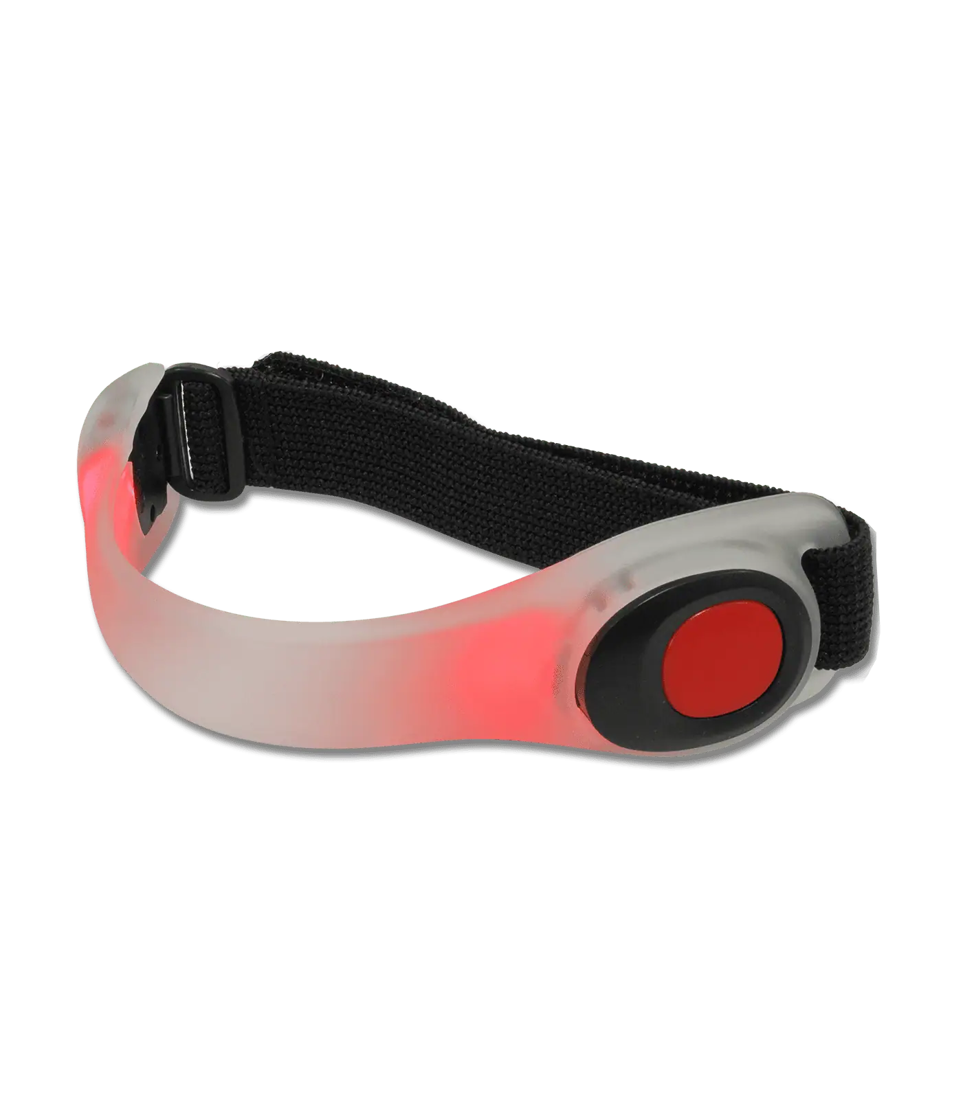 Fascia da braccio riflettente con luce a LED rossa