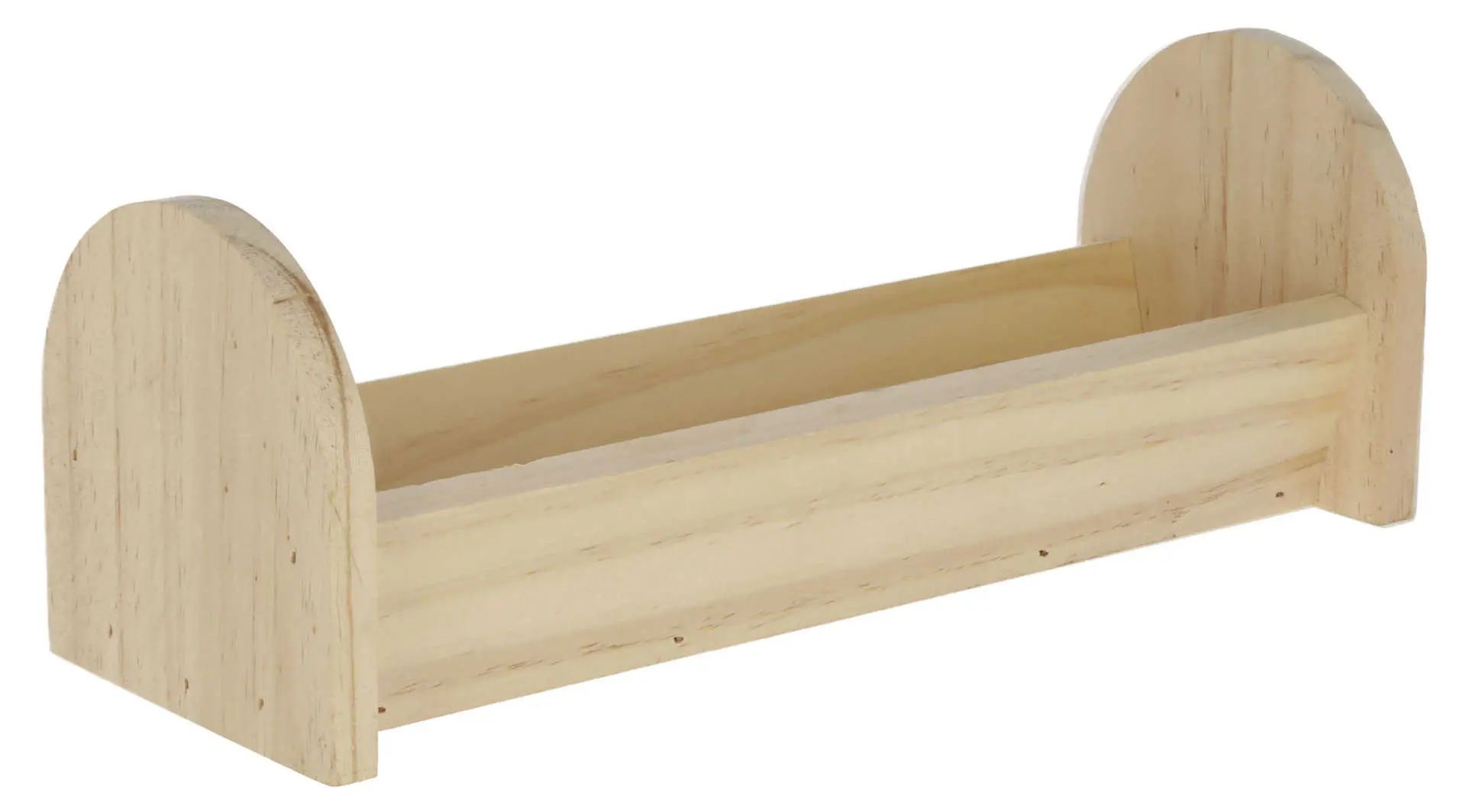 Jgheab pentru rozătoare 28x10x10cm din lemn
