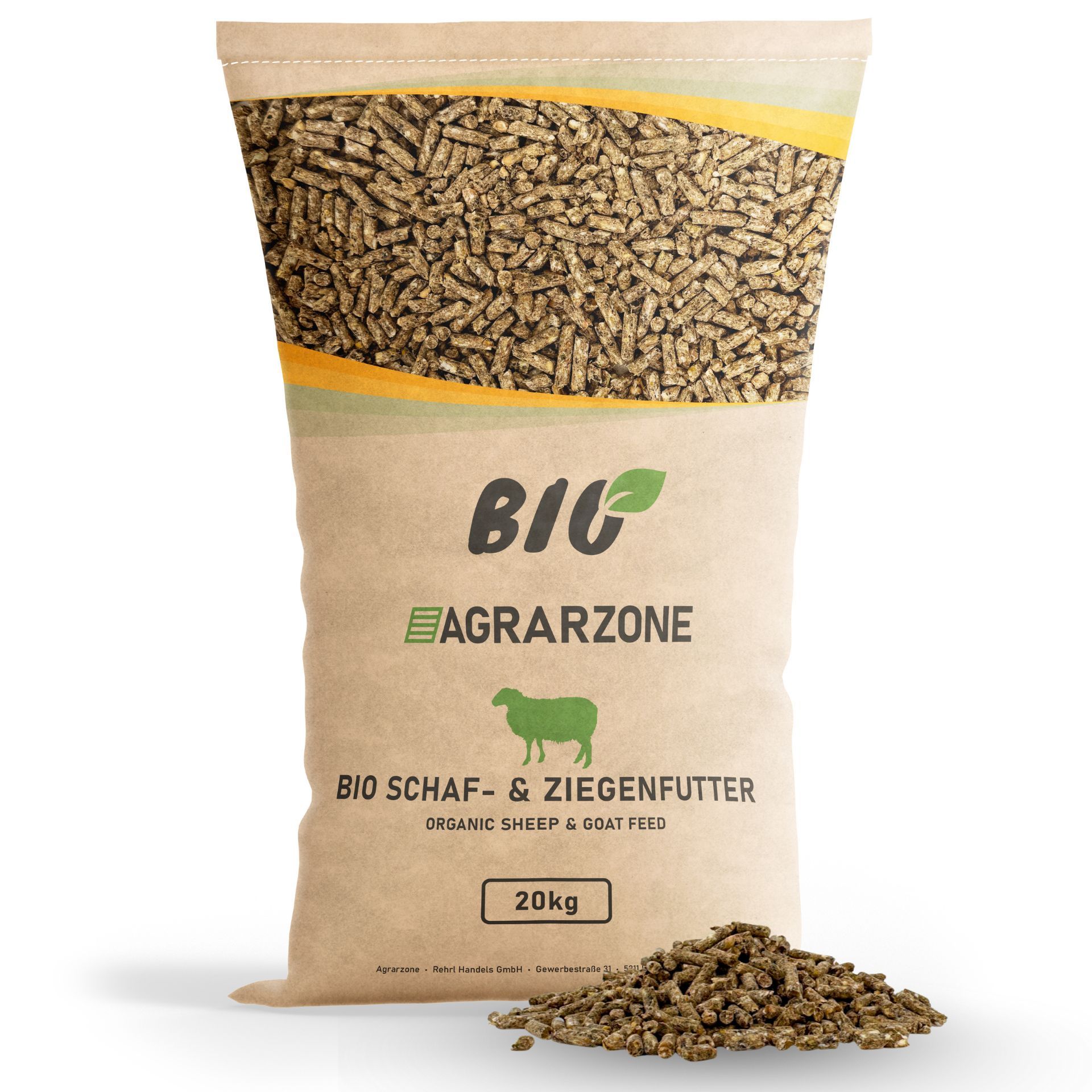Agrarzone Bio Schaffutter & Ziegenfutter Pellets 20 kg