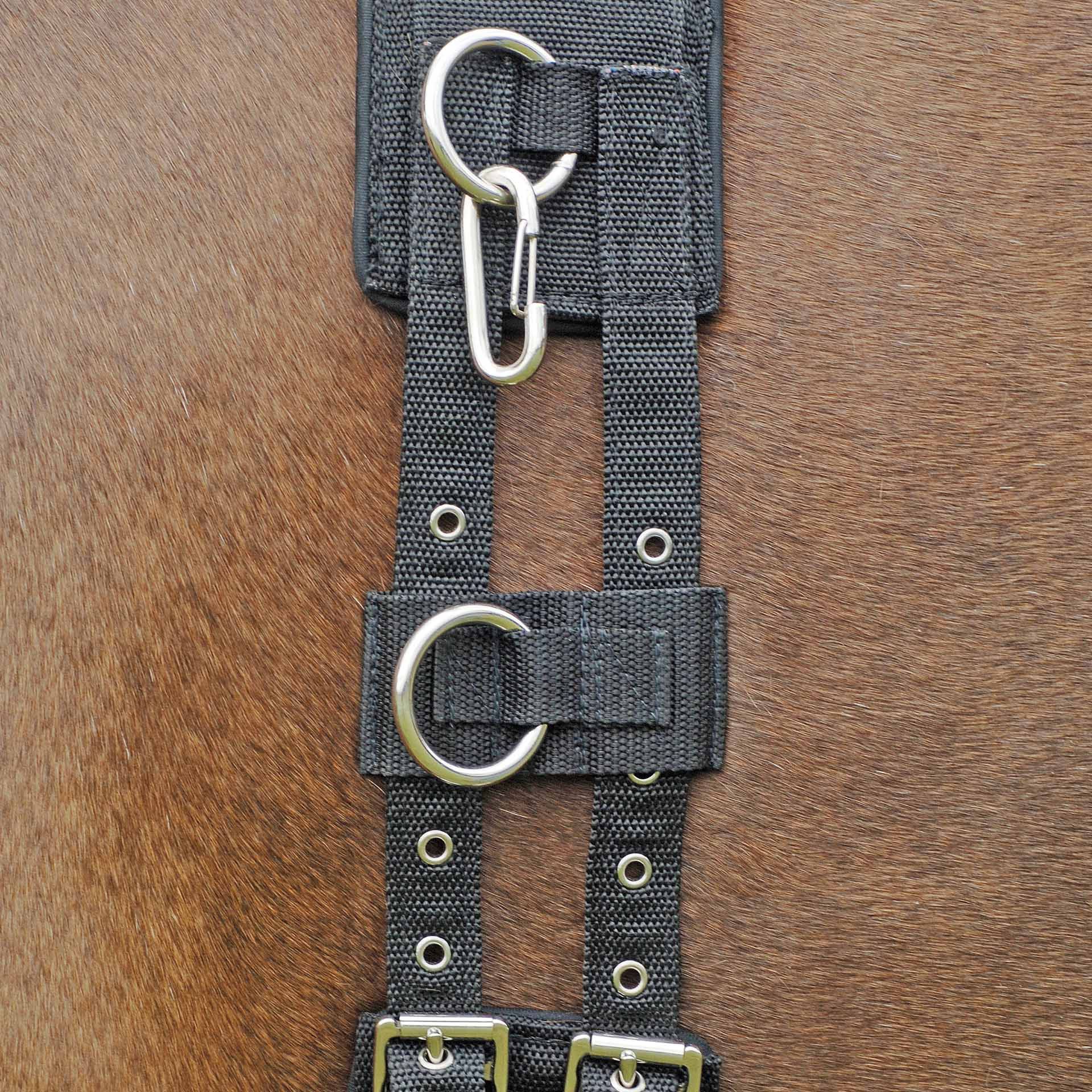 BUSSE Anello per redini laterali VARIABEL nero
