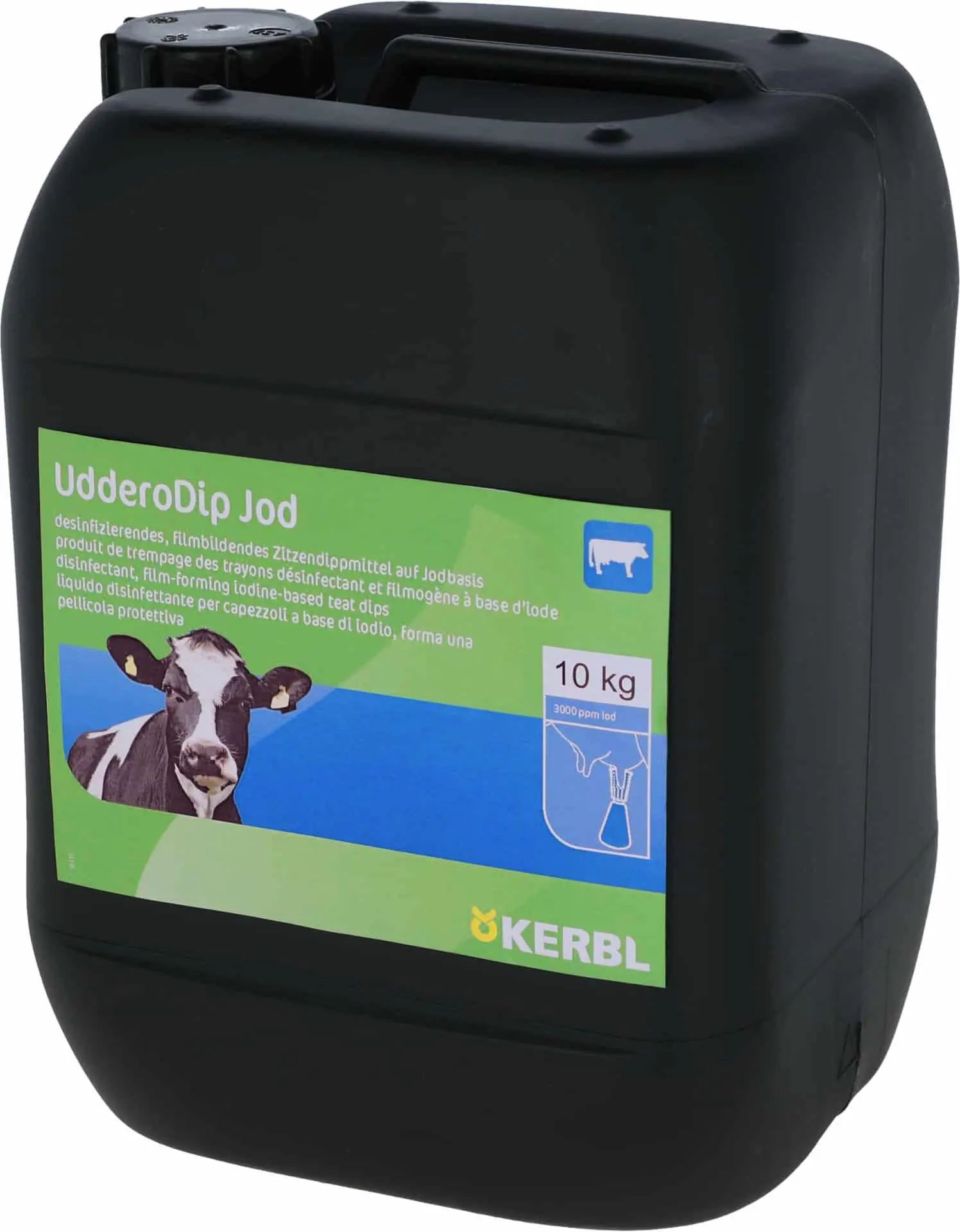 Produit de trempage des trayons UdderoDip Jod