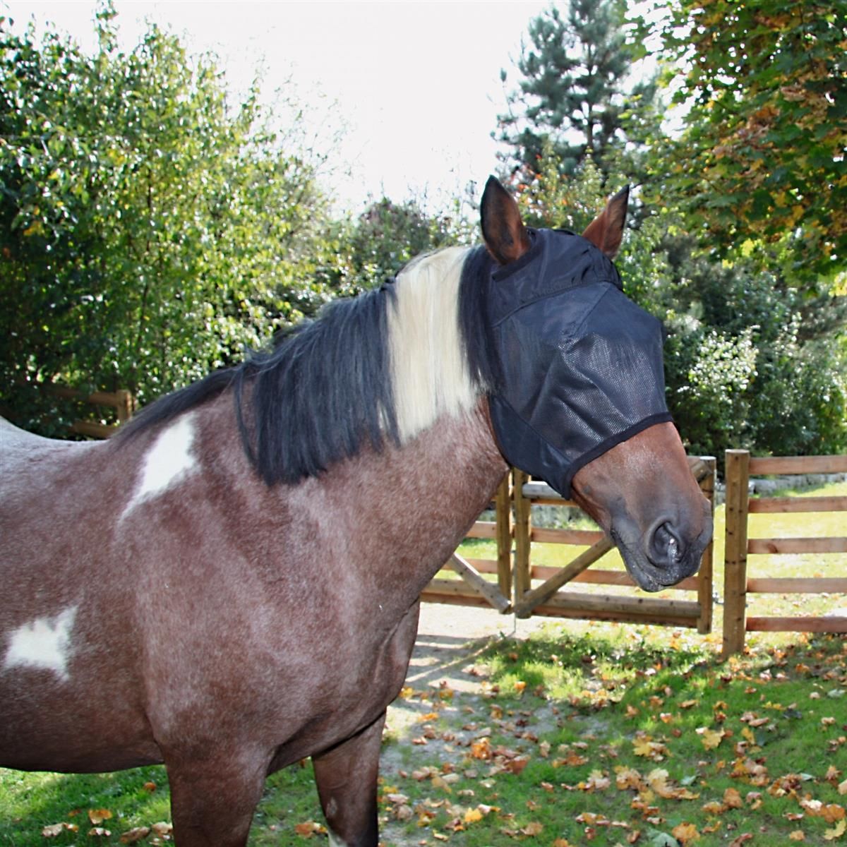Kerbl Masque anti-mouches avec renfoncement pour les oreilles Poney