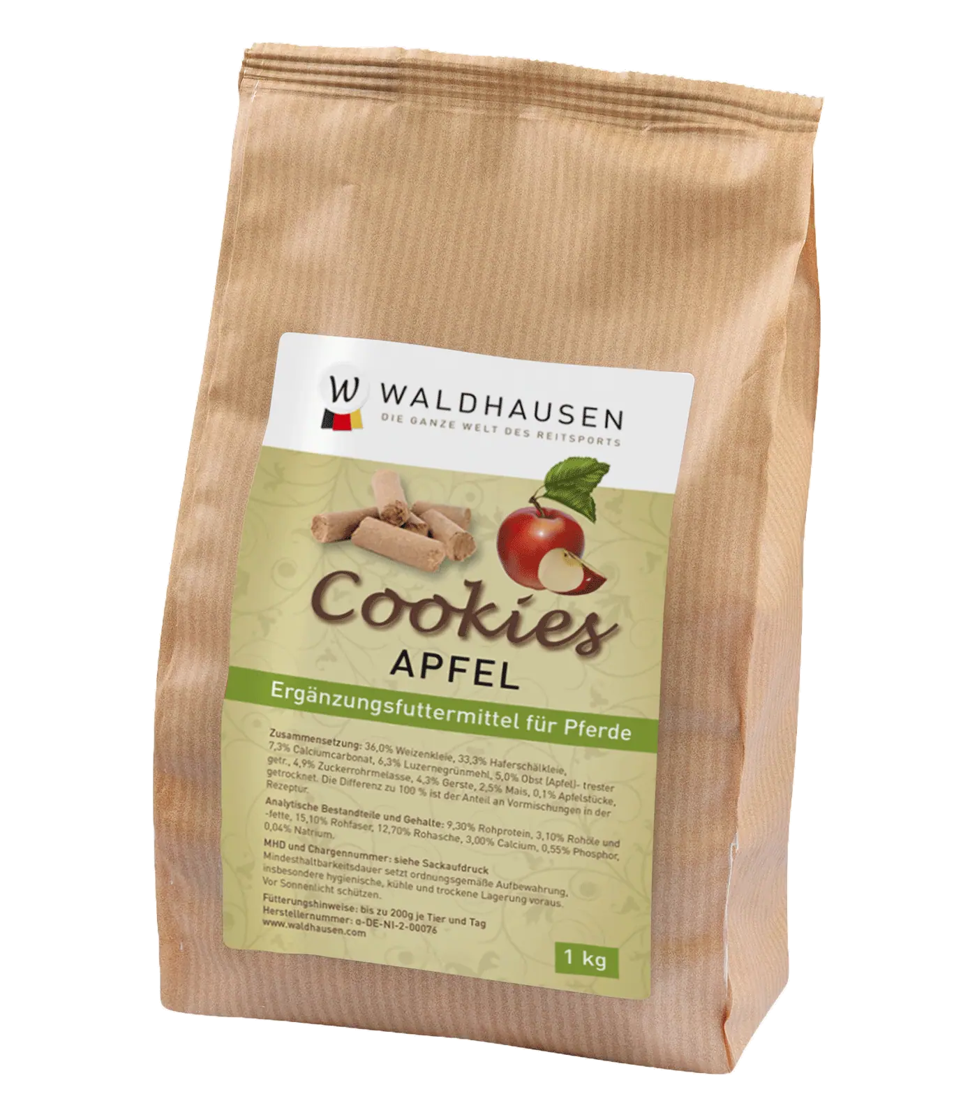 Waldhausen Biscotti per cavalli gusto mela, 1 kg