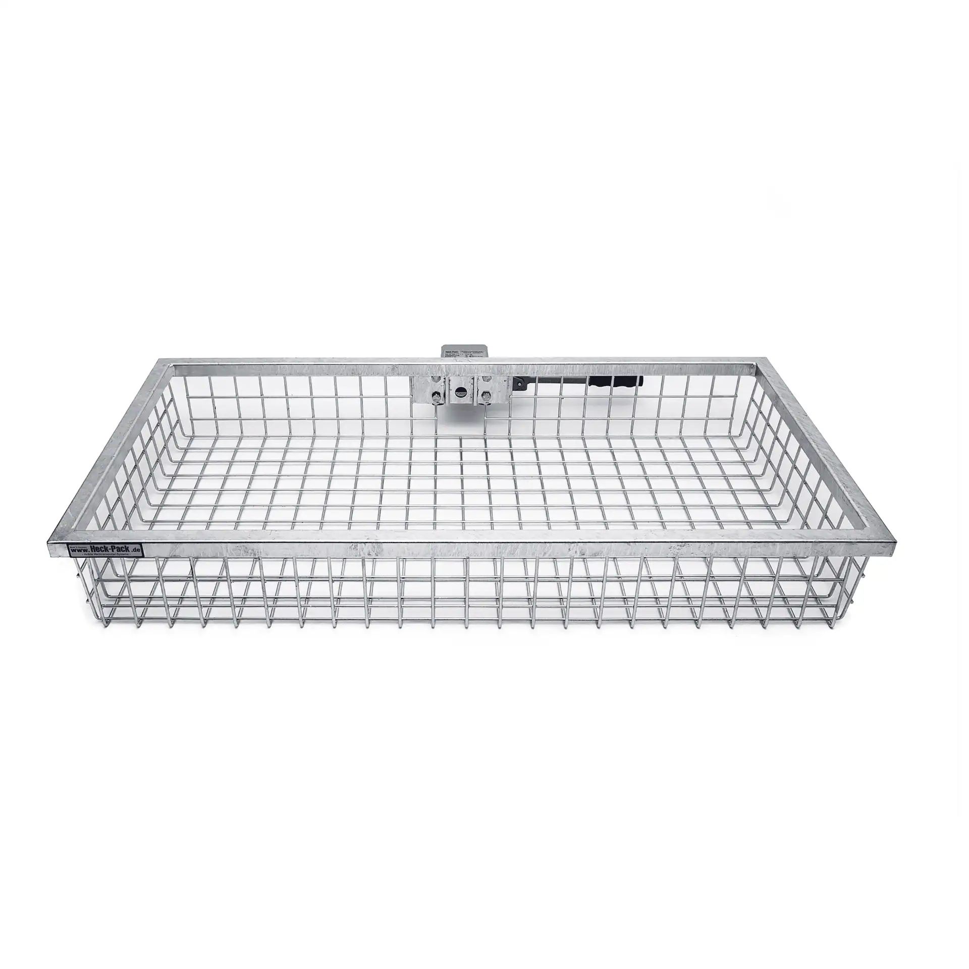 Porte-bagages arrière Heck-Pack Optimal XXXL galvanisé à chaud 120 x 60 x 17,5 cm