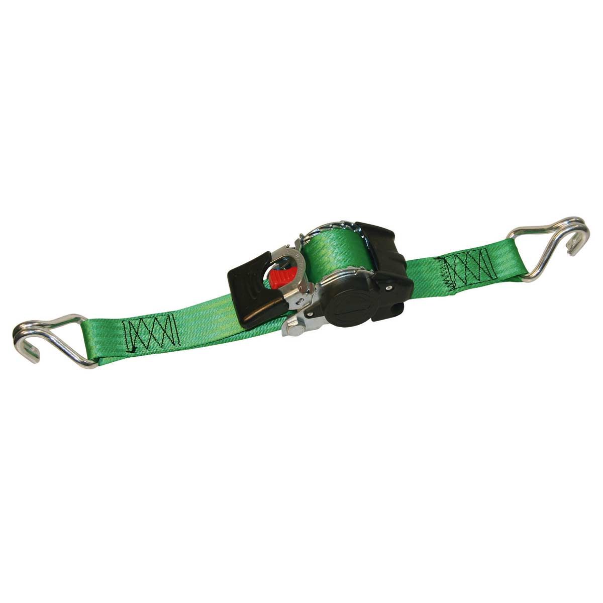 Cinghia di fissaggio automatica con cricchetto 1,8 m x 50 mm con uncino
