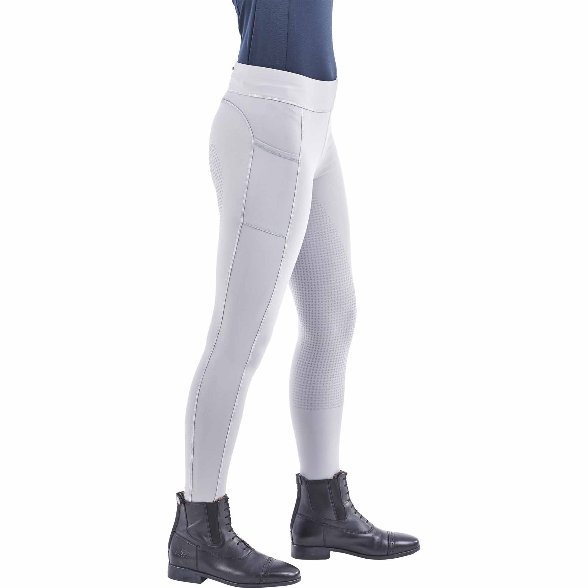 BUSSE Leggings da equitazione PASSION 34 grigio