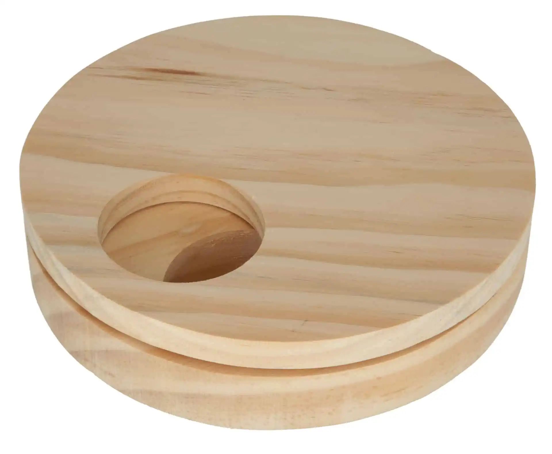 Jeu de réflexion et d'apprentissage à disque rotatif pour rongeurs 19 cm