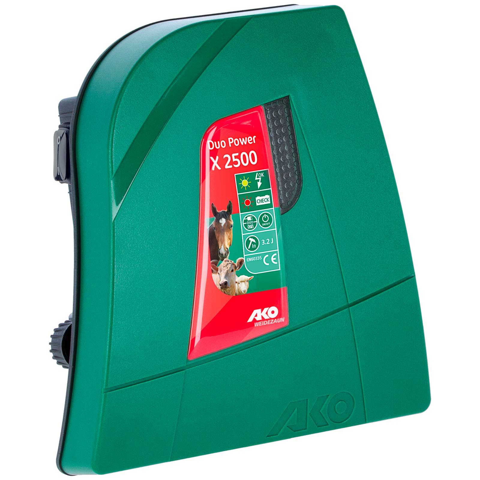 Électrificateur AKO DUO Power X 2500, 12V / 230V, 3,2 joules