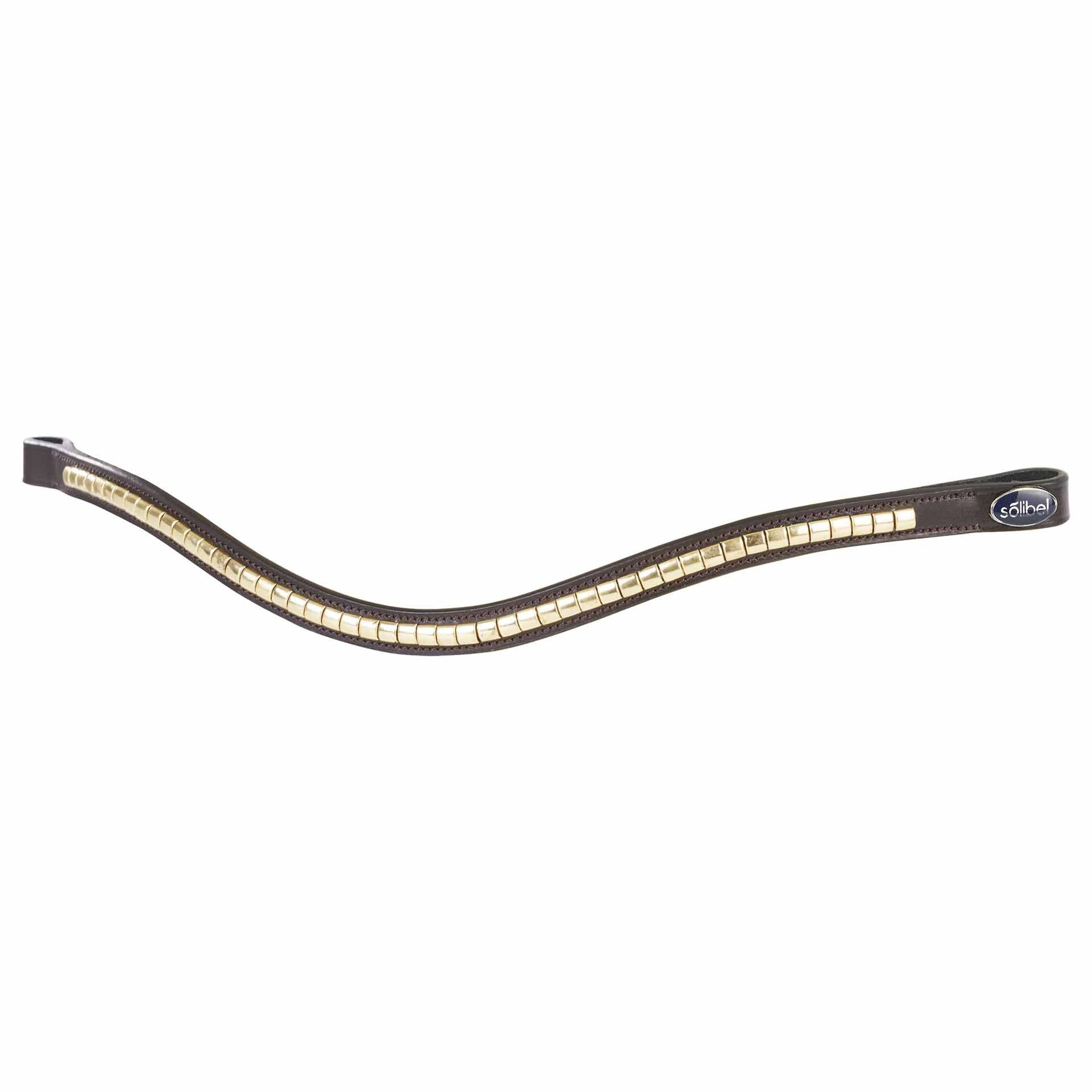 BUSSE Frontalino COMFORT Pony marrone/ottone