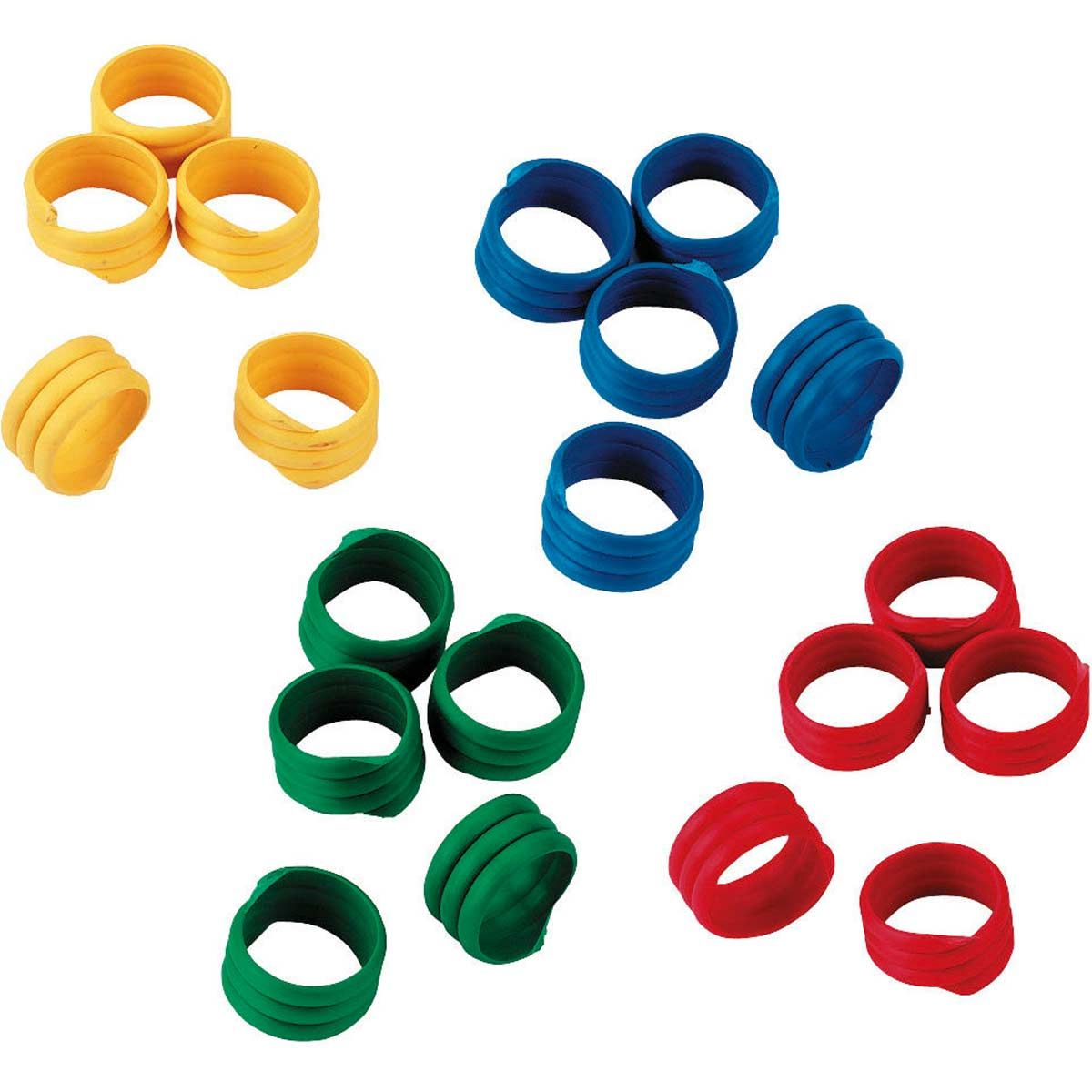 100x Spiralringe 12 mm