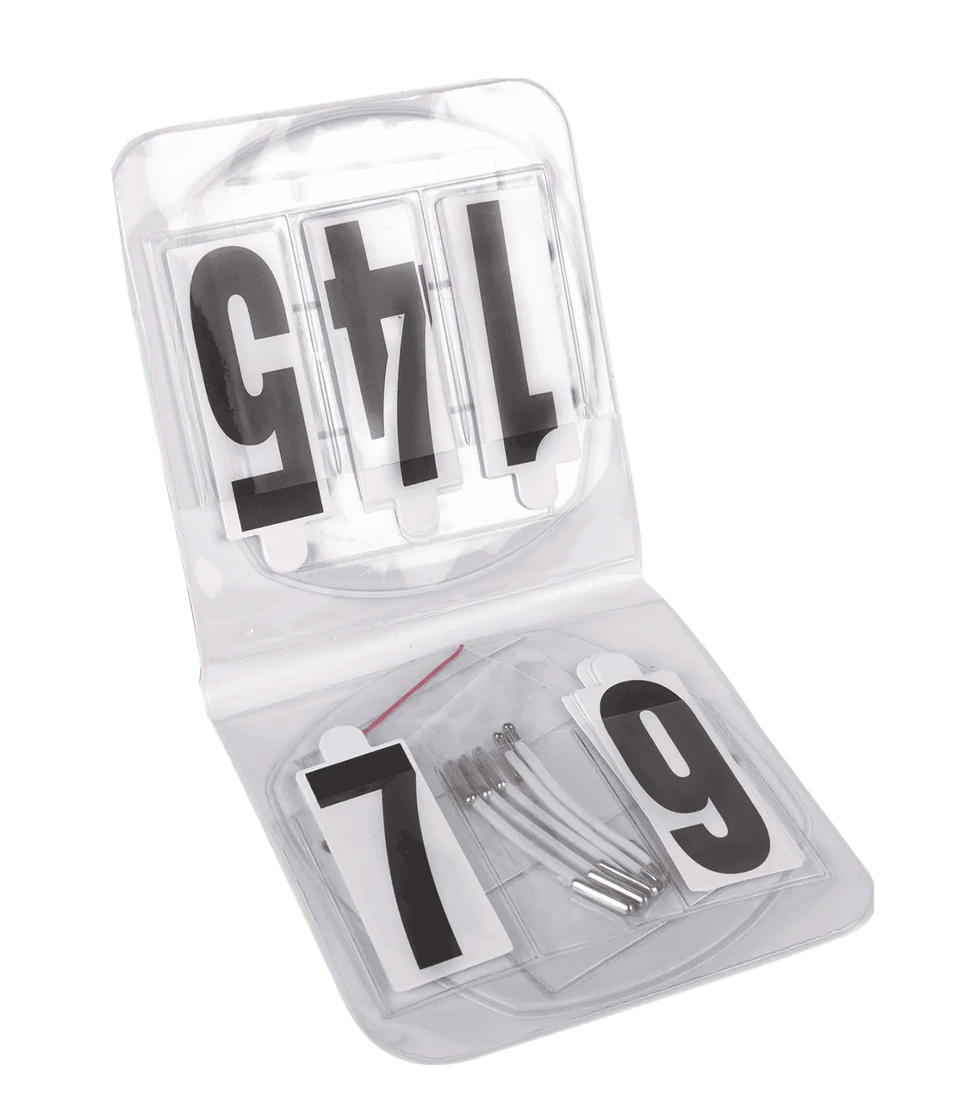 Numeri identificativi, ovali, con gommini