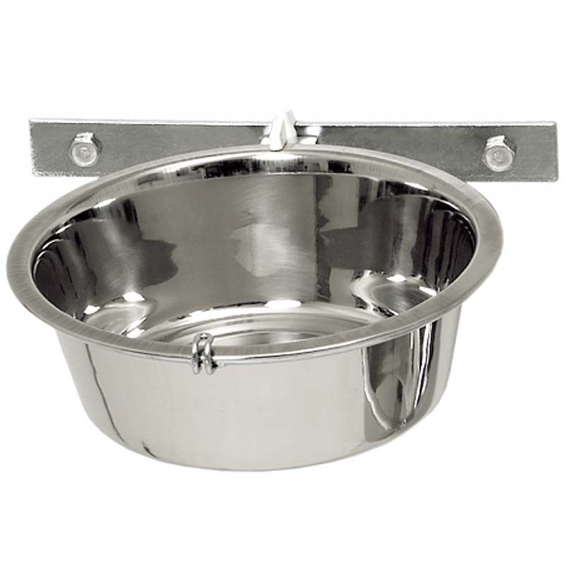 Suport pentru cușcă și perete incl. 1 bol 2800 ml