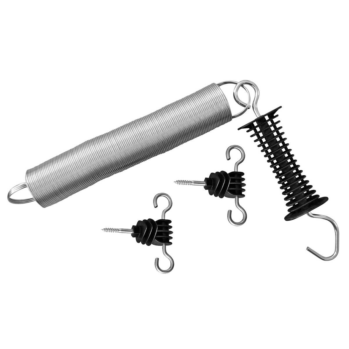 Set per cancelli a molla incl. 2 isolatori porta